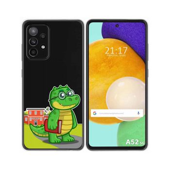 Funda Gel Transparente Samsung Galaxy A52 / A52 5g / A52s 5g Diseño Coco