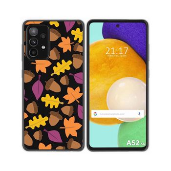 Funda Gel Transparente Samsung Galaxy A52 / A52 5g / A52s 5g Diseño Otoño