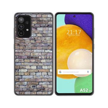 Funda Gel Tpu Samsung Galaxy A52 / A52 5g / A52s 5g Diseño Ladrillo 02