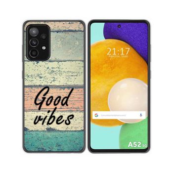 Funda Gel Tpu Samsung Galaxy A52 / A52 5g / A52s 5g Diseño Madera 01