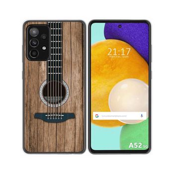 Funda Gel Tpu Samsung Galaxy A52 / A52 5g / A52s 5g Diseño Madera 11