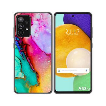 Funda Gel Tpu Samsung Galaxy A52 / A52 5g / A52s 5g Diseño Mármol 15