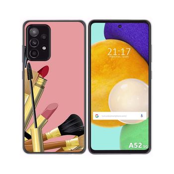 Funda Gel Tpu Samsung Galaxy A52 / A52 5g / A52s 5g Diseño Brochas