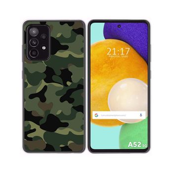 Funda Gel Tpu Samsung Galaxy A52 / A52 5g / A52s 5g Diseño Camuflaje