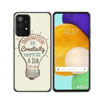 Funda Gel Tpu Samsung Galaxy A52 / A52 5g / A52s 5g Diseño Creativity