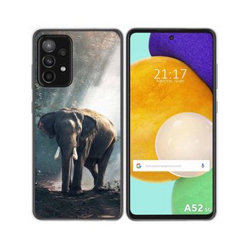 Funda Gel Tpu Samsung Galaxy A52 / A52 5g / A52s 5g Diseño Elefante