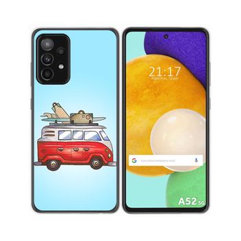 Funda Gel Tpu Samsung Galaxy A52 / A52 5g / A52s 5g Diseño Furgoneta