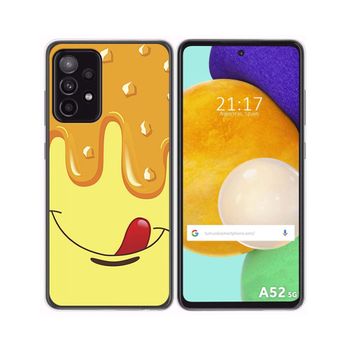 Funda Gel Tpu Samsung Galaxy A52 / A52 5g / A52s 5g Diseño Helado Vainilla