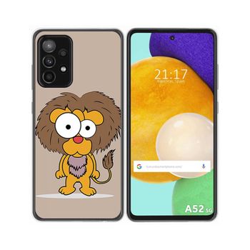 Funda Gel Tpu Samsung Galaxy A52 / A52 5g / A52s 5g Diseño Leon