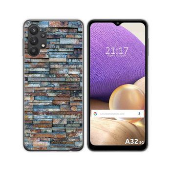 Funda Gel Tpu Samsung Galaxy A32 5g Diseño Ladrillo 05