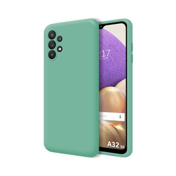 Funda Silicona Líquida Ultra Suave Samsung Galaxy A32 5g Color Verde