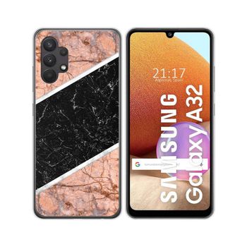 Funda Gel Tpu Samsung Galaxy A32 4g Diseño Mármol 07