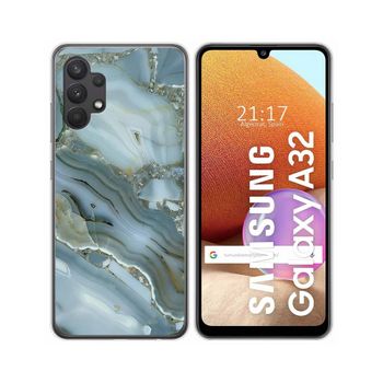 Funda Gel Tpu Samsung Galaxy A32 4g Diseño Mármol 09