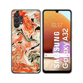 Funda Gel Tpu Samsung Galaxy A32 4g Diseño Mármol 12