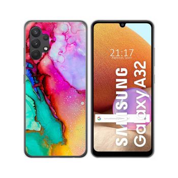 Funda Gel Tpu Samsung Galaxy A32 4g Diseño Mármol 15