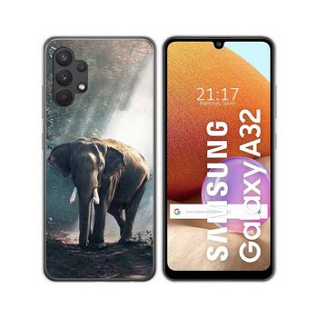 Funda Gel Tpu Samsung Galaxy A32 4g Diseño Elefante