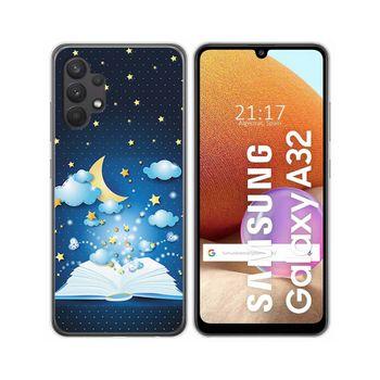 Funda Gel Tpu Samsung Galaxy A32 4g Diseño Libro Cuentos