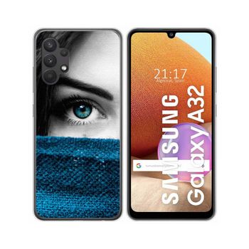 Funda Gel Tpu Samsung Galaxy A32 4g Diseño Ojo