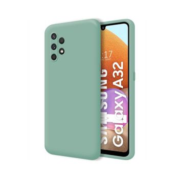 Funda Silicona Líquida Ultra Suave Samsung Galaxy A32 4g Color Verde