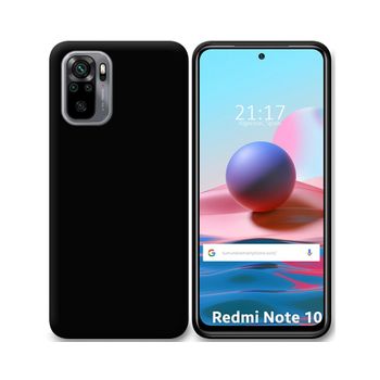 Funda Silicona Gel Tpu Negra Xiaomi Redmi Note 10 / 10s