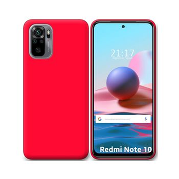 Funda Silicona Gel Tpu Rosa Xiaomi Redmi Note 10 / 10s