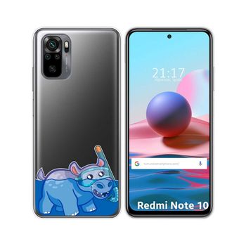 Funda Gel Transparente Xiaomi Redmi Note 10 / 10s Diseño Hipo