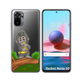 Funda Gel Transparente Xiaomi Redmi Note 10 / 10s Diseño Mono