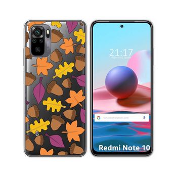 Funda Gel Transparente Xiaomi Redmi Note 10 / 10s Diseño Otoño