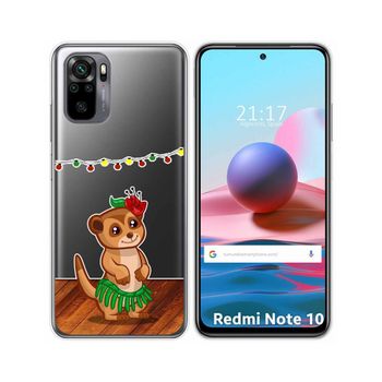 Funda Gel Transparente Xiaomi Redmi Note 10 / 10s Diseño Suricata