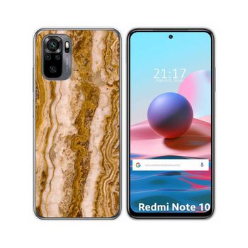 Funda Gel Tpu Xiaomi Redmi Note 10 / 10s Diseño Mármol 10