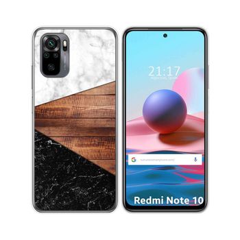 Funda Gel Tpu Xiaomi Redmi Note 10 / 10s Diseño Mármol 11