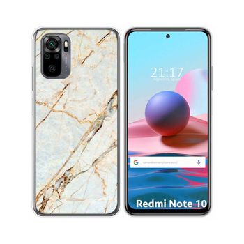 Funda Gel Tpu Xiaomi Redmi Note 10 / 10s Diseño Mármol 13