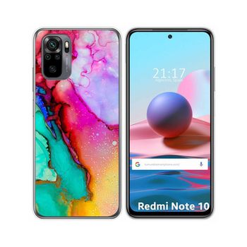 Funda Gel Tpu Xiaomi Redmi Note 10 / 10s Diseño Mármol 15