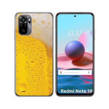 Funda Gel Tpu Xiaomi Redmi Note 10 / 10s Diseño Cerveza