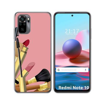 Funda Gel Tpu Xiaomi Redmi Note 10 / 10s Diseño Brochas