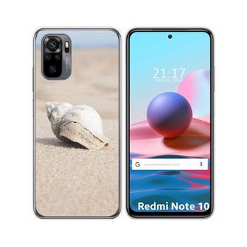 Funda Gel Tpu Xiaomi Redmi Note 10 / 10s Diseño Concha