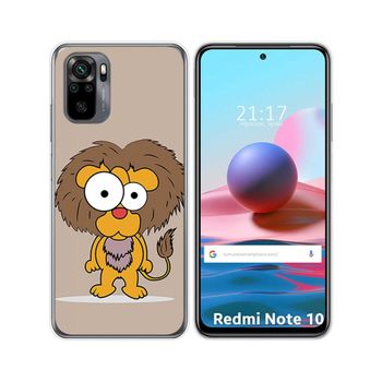 Funda Gel Tpu Xiaomi Redmi Note 10 / 10s Diseño Leon