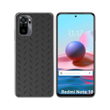 Funda Gel Tpu Xiaomi Redmi Note 10 / 10s Diseño Metal