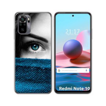 Funda Gel Tpu Xiaomi Redmi Note 10 / 10s Diseño Ojo