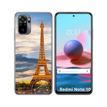 Funda Gel Tpu Xiaomi Redmi Note 10 / 10s Diseño Paris