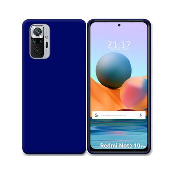 Funda Silicona Gel Tpu Azul Xiaomi Redmi Note 10 Pro