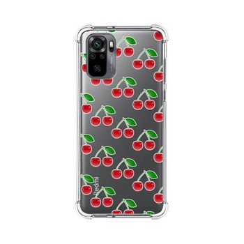 Funda Silicona Antigolpes Xiaomi Redmi Note 10 / 10s Diseño Cerezas