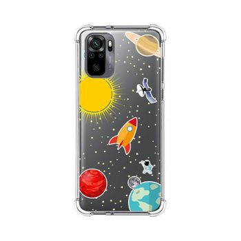 Funda Silicona Antigolpes Xiaomi Redmi Note 10 / 10s Diseño Espacio