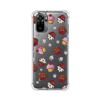 Funda Silicona Antigolpes Xiaomi Redmi Note 10 / 10s Diseño Muffins