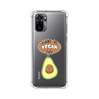 Funda Silicona Antigolpes Xiaomi Redmi Note 10 / 10s Diseño Vegan Life