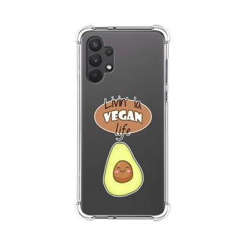 Funda Silicona Antigolpes Samsung Galaxy A32 4g Diseño Vegan Life