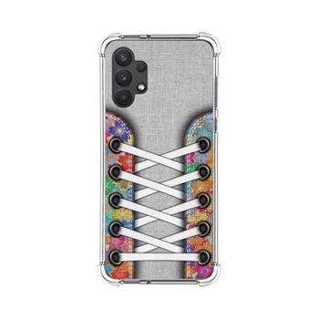 Funda Silicona Antigolpes Samsung Galaxy A32 4g Diseño Zapatillas 04