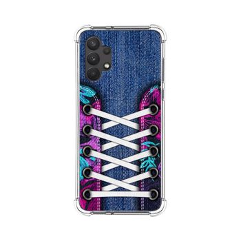 Funda Silicona Antigolpes Samsung Galaxy A32 4g Diseño Zapatillas 06