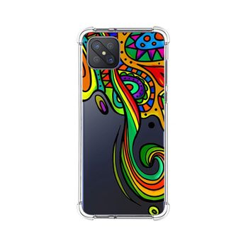 Funda Silicona Antigolpes Oppo Reno 4z 5g Diseño Colores