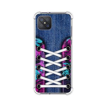 Funda Silicona Antigolpes Oppo Reno 4z 5g Diseño Zapatillas 06